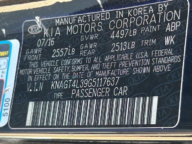 Used 2016 Kia Optima LX FWD image 27