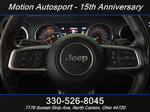 Used 2021 Jeep Wrangler Unlimited Sahara w/ Uconnect 4C Nav & Sound Group AWD/4WD image 18