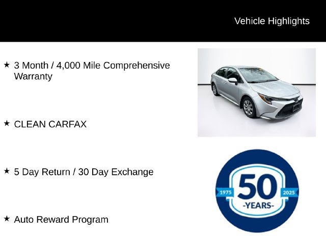 Used 2020 Toyota Corolla LE FWD image 12