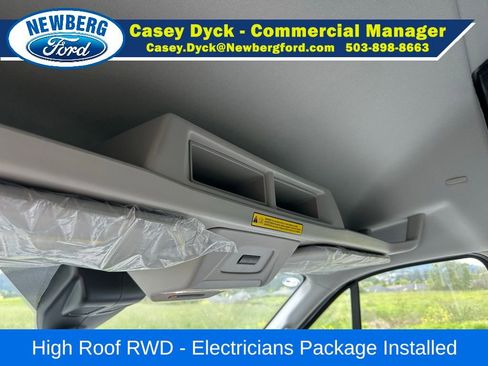 New 2026 Ford Transit 250 148 High Roof w/ Electrician Trade Package RWD image 17