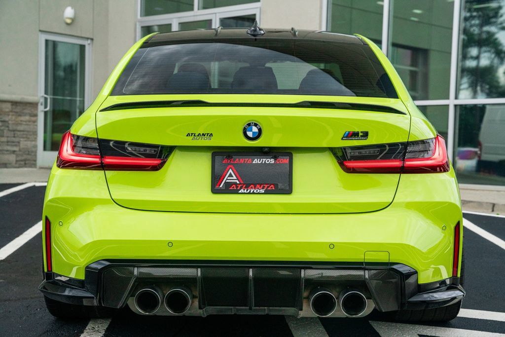Used 2021 BMW M3 Competition w/ M Carbon Exterior Package RWD image 19