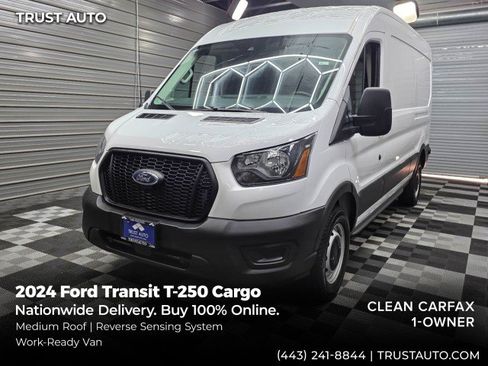 Used 2024 Ford Transit 250 148 Medium Roof RWD image 1