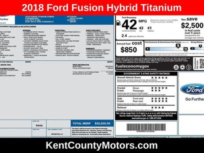 Used 2018 Ford Fusion Titanium
