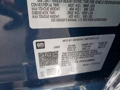 Used 2023 GMC Sierra 1500 SLT w/ SLT Premium Package image 12