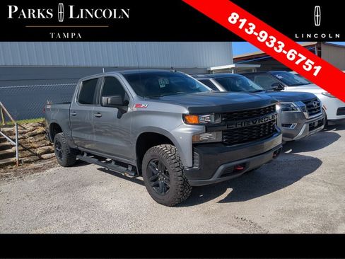Used 2021 Chevrolet Silverado 1500 Custom Trail Boss w/ LPO, Dark Essentials Package AWD/4WD image 1