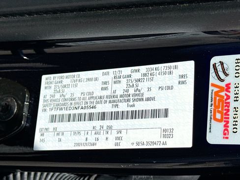 Used 2022 Ford F150 Limited AWD/4WD image 43