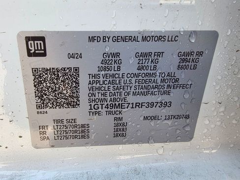 Used 2024 GMC Sierra 2500 SLE w/ SLE Value Package; AWD/4WD image 30