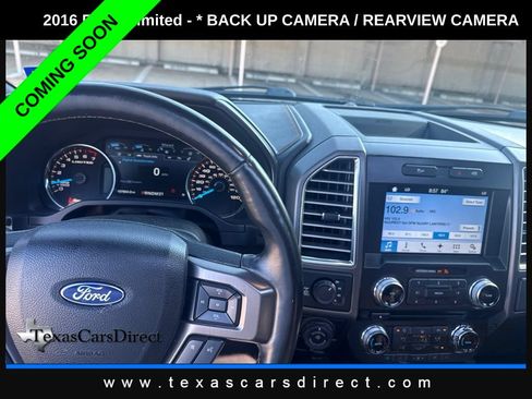Used 2016 Ford F150 Limited w/ Trailer Tow Package AWD/4WD image 7