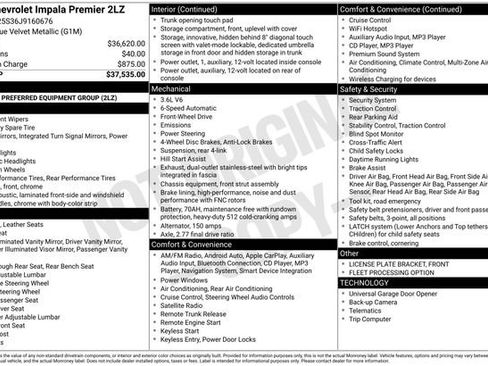 Used 2018 Chevrolet Impala Premier image 64