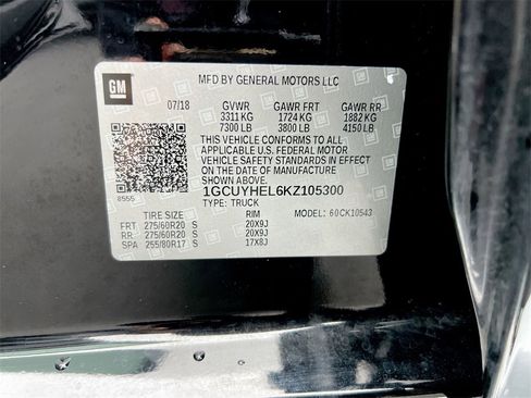 Certified 2019 Chevrolet Silverado 1500 High Country w/ Technology Package image 27