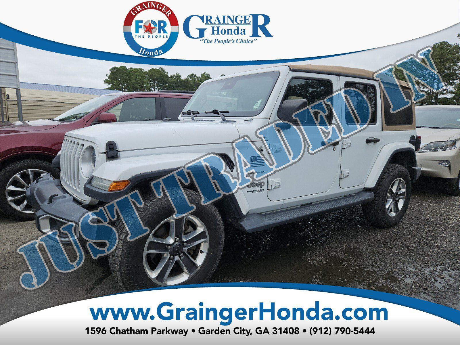 Used 2020 Jeep Wrangler Unlimited Sahara AWD/4WD image 1