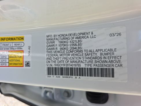 New 2026 Honda Accord LX image 32