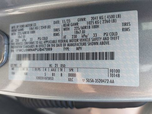 Used 2023 Ford Escape ST-Line w/ Tech Pack #1 AWD/4WD image 33