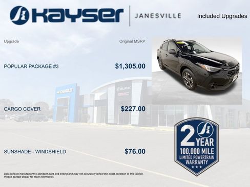 Used 2024 Subaru Crosstrek 2.0i Premium w/ Popular Package #3 image 2