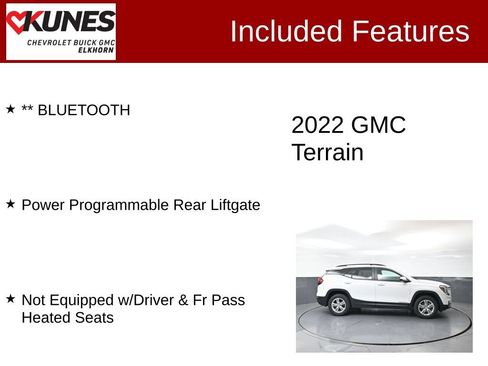 Used 2022 GMC Terrain SLE w/ Driver Convenience Package AWD/4WD image 3