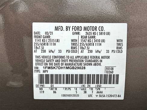 Used 2021 Ford Explorer XLT image 31