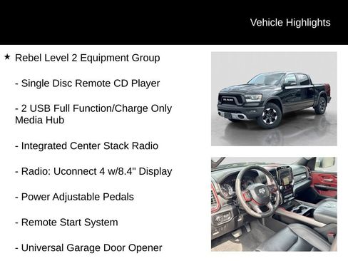 Used 2019 RAM 1500 Rebel AWD/4WD image 21