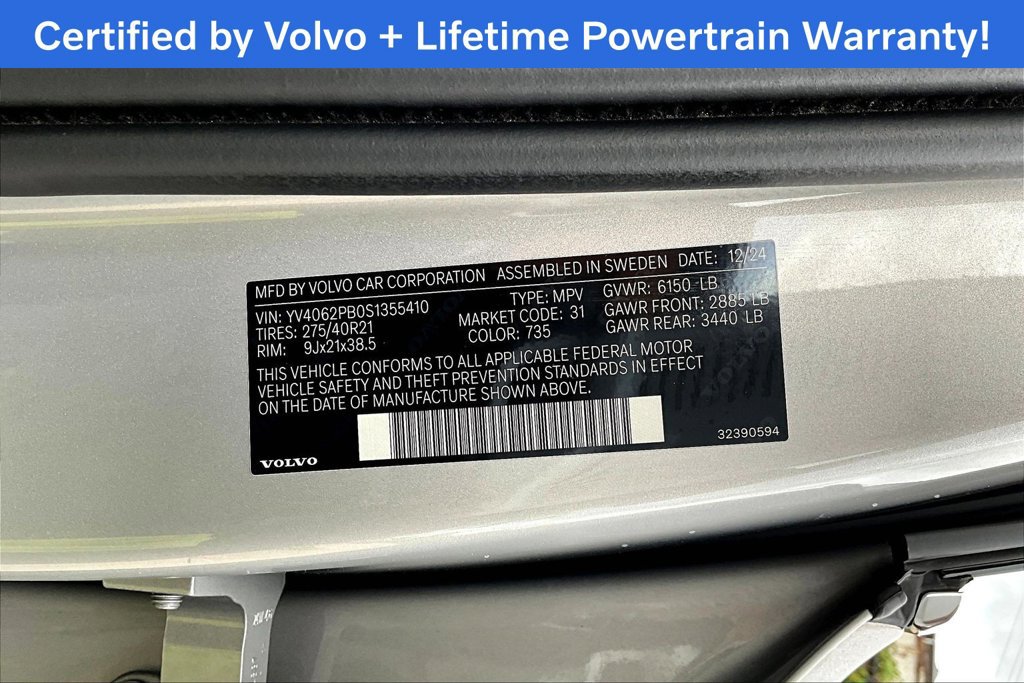 Used 2025 Volvo XC90 B6 Plus AWD/4WD image 47