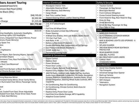 Used 2023 Subaru Ascent Touring AWD/4WD image 5