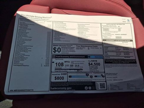 New 2026 BMW i4 eDrive40 w/ M Sport Package RWD image 17