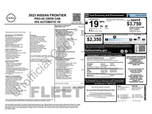 Used 2023 Nissan Frontier PRO-4X w/ Pro-4X Premium Package image 31