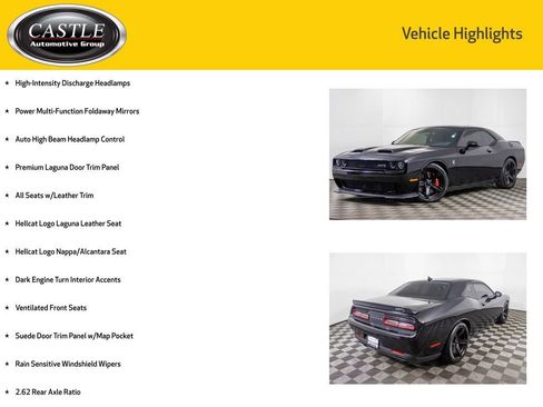 Used 2019 Dodge Challenger SRT Hellcat w/ Laguna Leather Package image 8