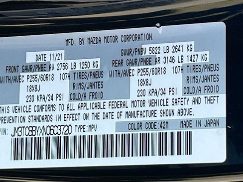 Used 2022 MAZDA CX-9 Sport AWD/4WD image 33