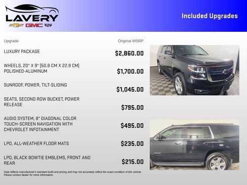 Used 2019 Chevrolet Tahoe LT w/ Luxury Package AWD/4WD image 7
