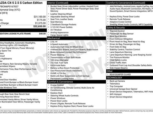 Used 2023 MAZDA CX-5 Carbon Edition image 7