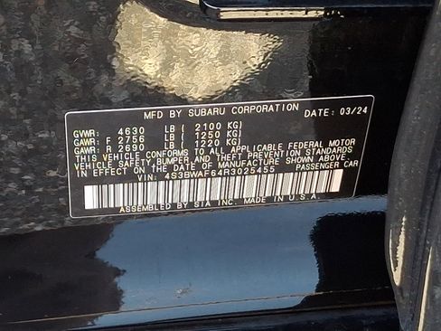 Certified 2024 Subaru Legacy Premium AWD/4WD image 29