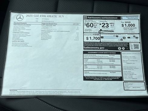 Used 2025 Mercedes-Benz GLE 450e GLE 450e image 34