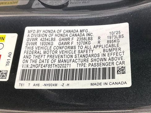 Certified 2026 Honda Civic Sport image 33