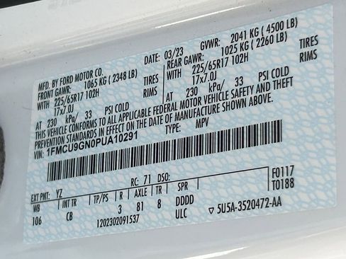 Used 2023 Ford Escape Active image 38