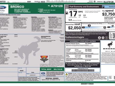 Used 2022 Ford Bronco Badlands w/ Sasquatch Package image 27