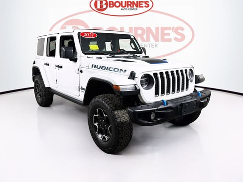 Used 2021 Jeep Wrangler Unlimited Rubicon 4xe w/ Steel Bumper Group image 1