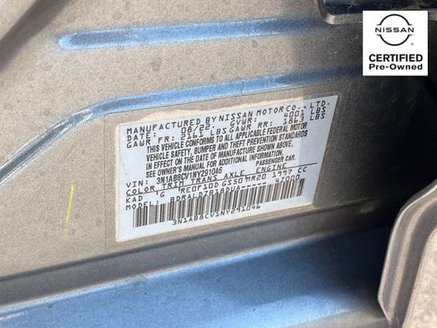 Certified 2022 Nissan Sentra SV w/ Trunk Package FWD image 29
