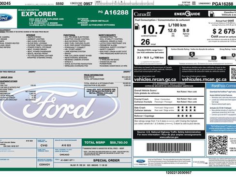 Used 2023 Ford Explorer ST-Line AWD/4WD image 3