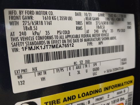 Used 2021 Ford Expedition Max XLT AWD/4WD image 33