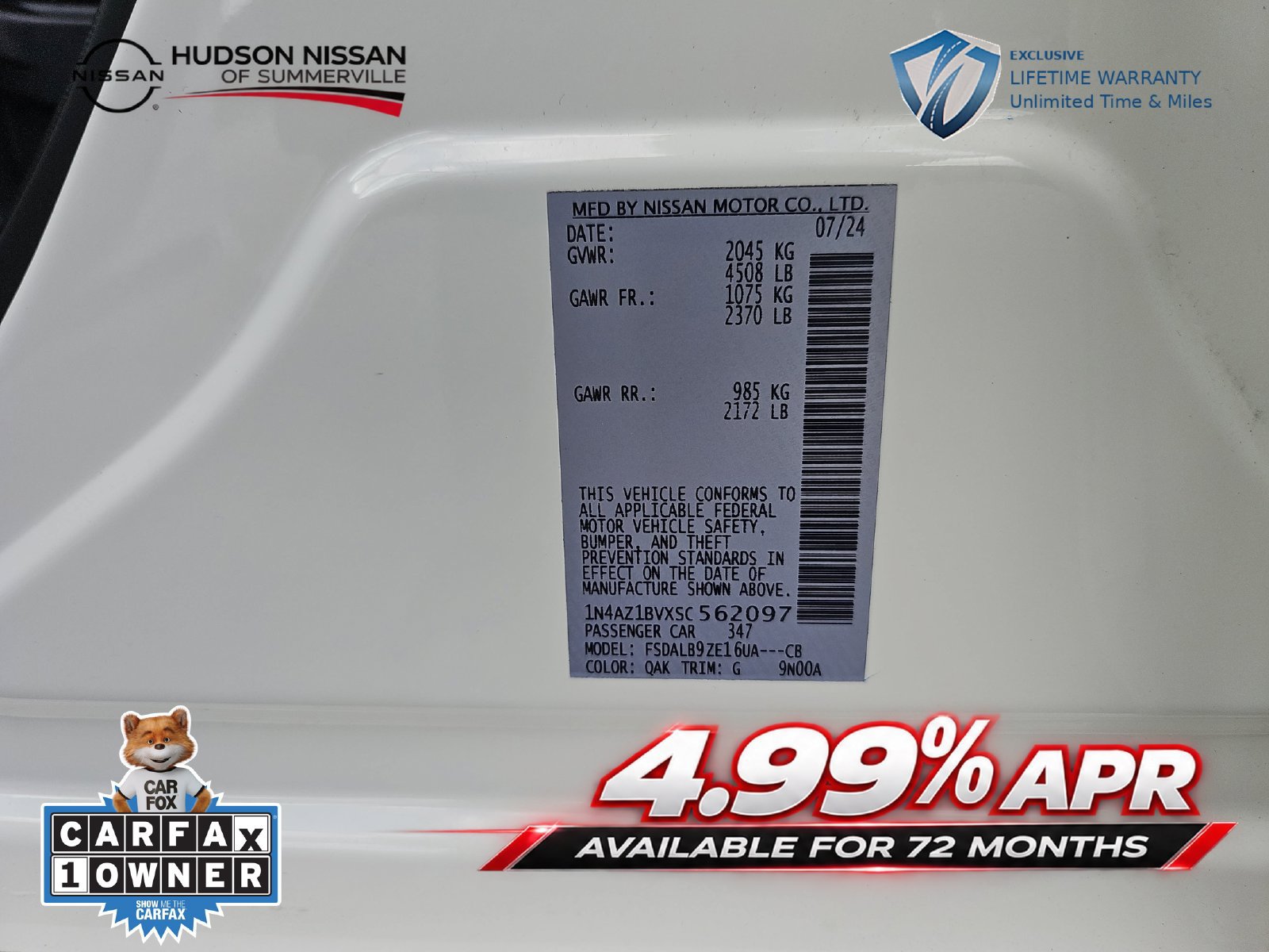 Used 2025 Nissan Leaf S FWD image 33