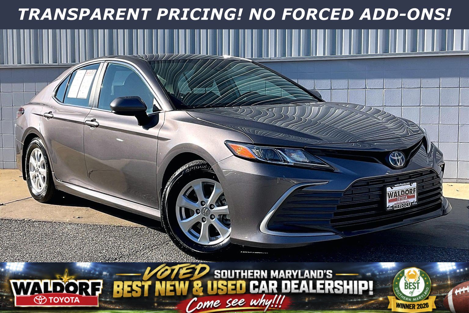 Used 2022 Toyota Camry LE FWD image 1