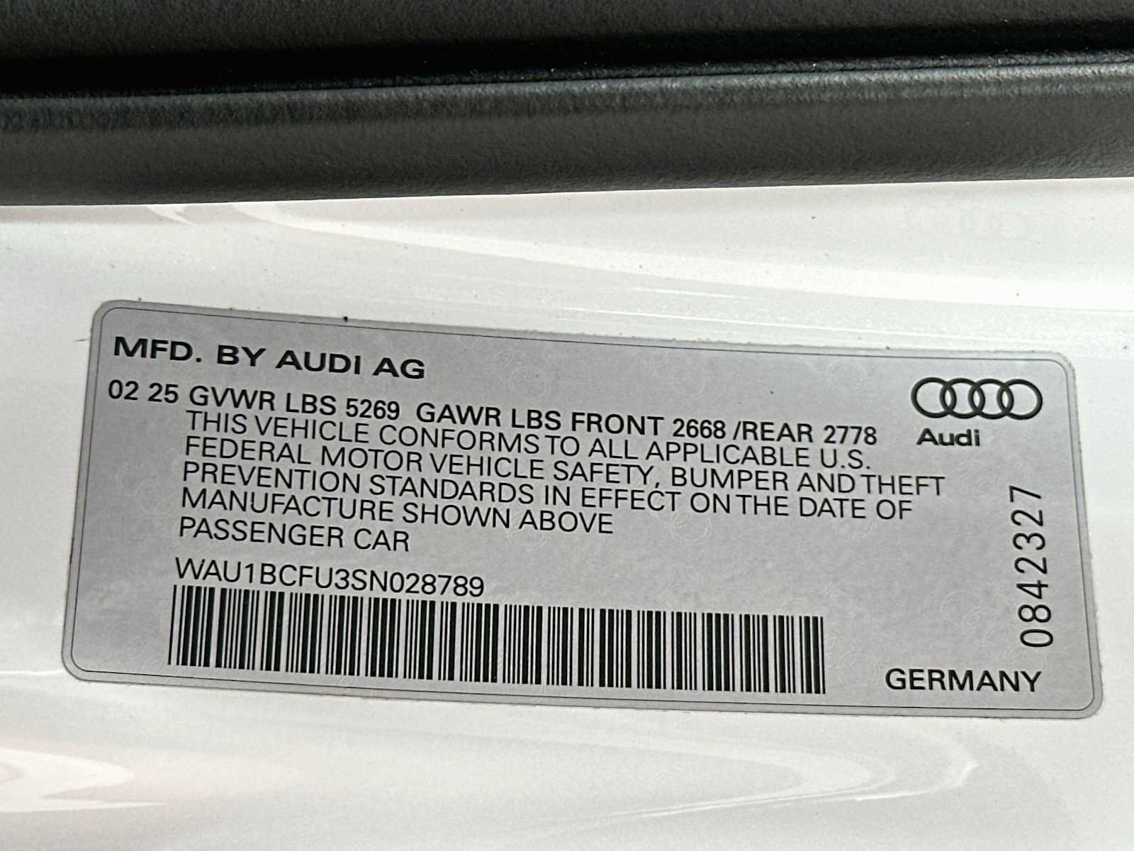 Certified 2025 Audi A5 Premium w/ Convenience Package AWD/4WD image 30