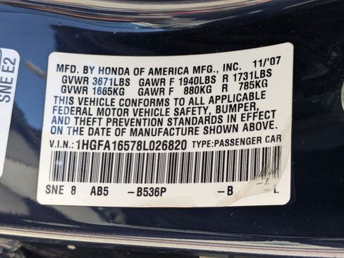 Used 2008 Honda Civic LX image 31