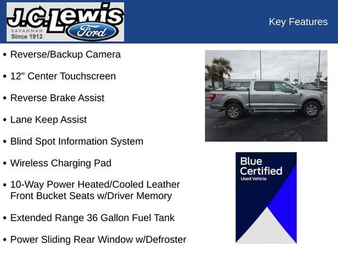 Used 2023 Ford F150 Lariat w/ Trailer Tow Package image 12