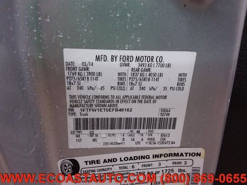 Used 2014 Ford F150 XLT w/ Equipment Group 302A Luxury image 18