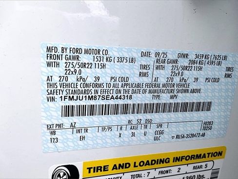 New 2025 Ford Expedition Platinum w/ Driver's Package image 13