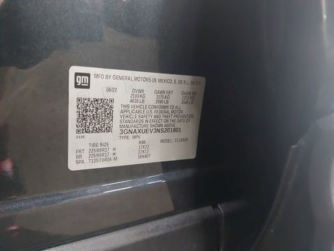 Used 2022 Chevrolet Equinox LT AWD/4WD image 59