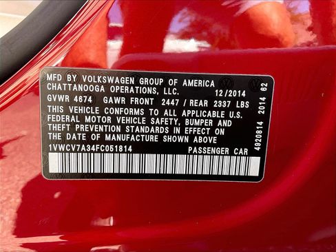 Used 2015 Volkswagen Passat TDI SEL Premium FWD image 33