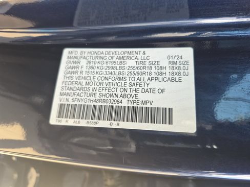 Certified 2024 Honda Pilot EX-L image 35
