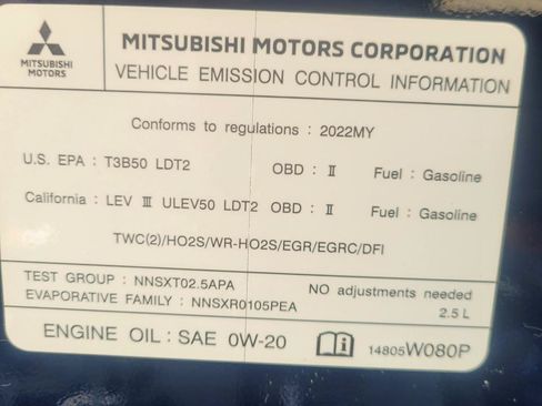 Used 2022 Mitsubishi Outlander SEL AWD/4WD image 43