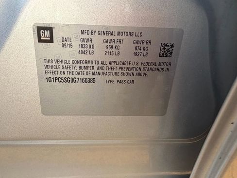 Used 2016 Chevrolet Cruze LS image 30